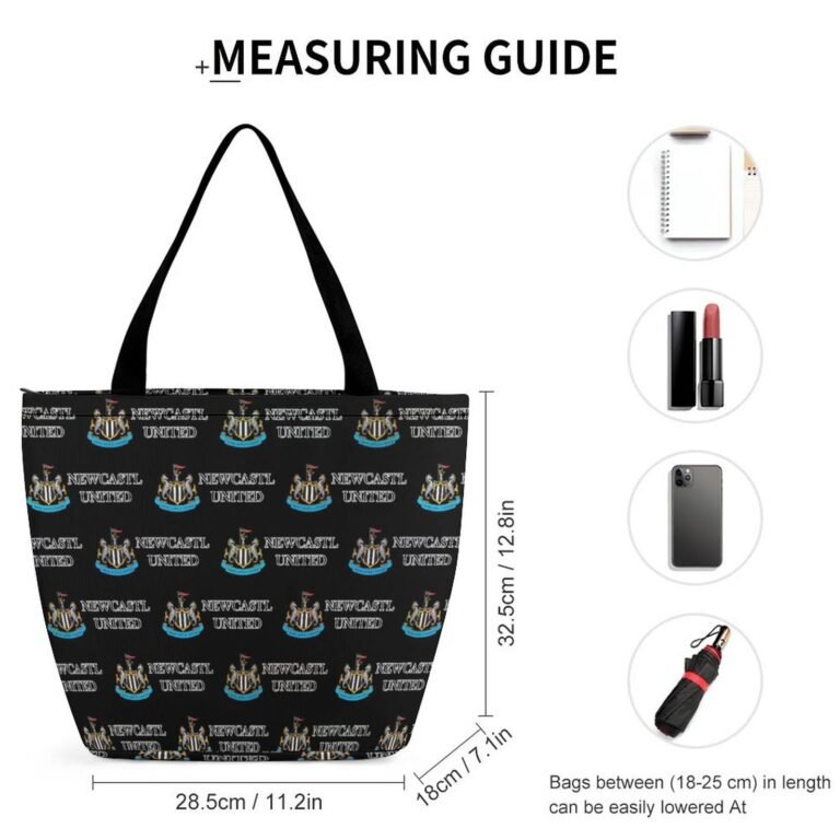 Newcastle United Frauen Tragetasche Oxford-Stoff Einkaufsbeutel Tote Bag