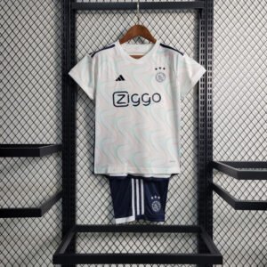 Ajax Auswärtstrikot Kinder Mini Kit 2023-2024