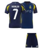 Al Nassr Cristiano Ronaldo 7 Auswärtstrikot Kinder Minikit 2024-2025