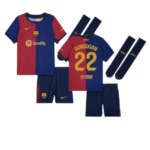 FC Barcelona Ilkay Gündogan 22 Heimtrikot Kinder Mini Kit 2024-2025