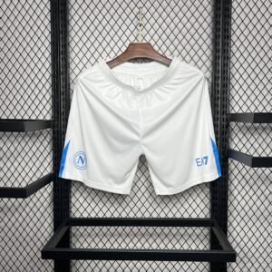 SSC Neapel Home Short 2024-2025 - Weiß