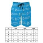 Olympique De Marseille Herren Badehose Schnelltrocknende Strandshorts Mit Tasche Kordelzug Shorts