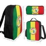 Senegal Student Schulranzen Lunchbag Stifttasche Kombination