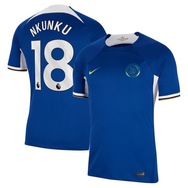 Chelsea Christopher Nkunku 18 Home Trikot 2023-2024