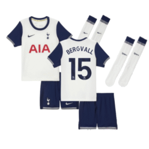 Tottenham Hotspur Lucas Bergvall 15 Heimtrikot Kinder 2024-2025