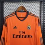 Real Madrid Retro Langarm Third Trikot 2013-2014 - Orange