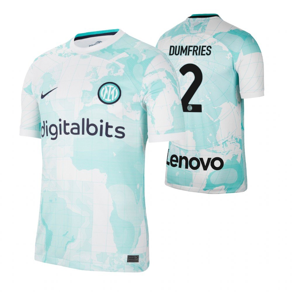 Inter Mailand Denzel Dumfries 2 Away Trikot 2022-2023 Inter Mailand Denzel Dumfries 2 Away Trikot 2022-2023