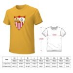 Sevilla FC Core Stretch Slim Cneck Gildan Tee T-Shirt Herren