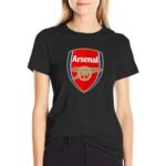 Arsenal Damen Kurzarm Rundhals T-Shirt Casual Sommer Tops