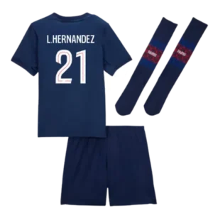 PSG Lucas Hernández 21 Heimtrikot Kinder 2025-2026