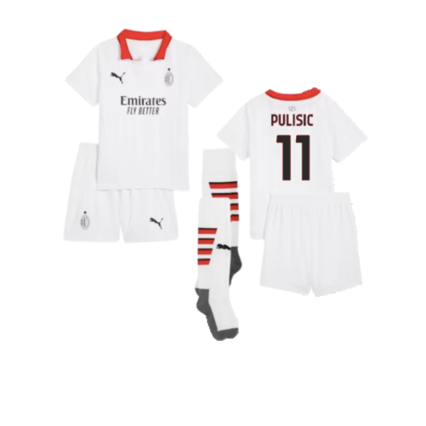 AC Mailand Christian Pulisic 11 Auswärtstrikot Kinder 2024-2025