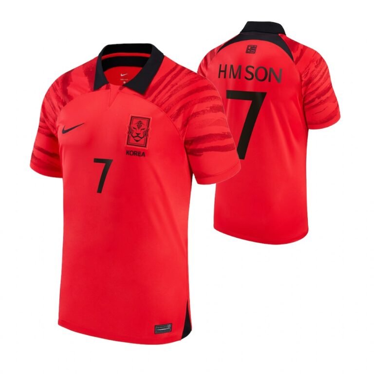 Südkorea Son Heung-min 7 Home Trikot WM 2022