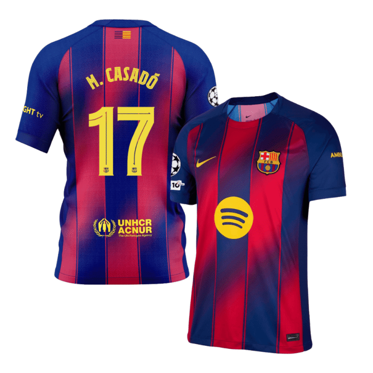FC Barcelona Marc Casadó 17 Home Trikot 2025-2026