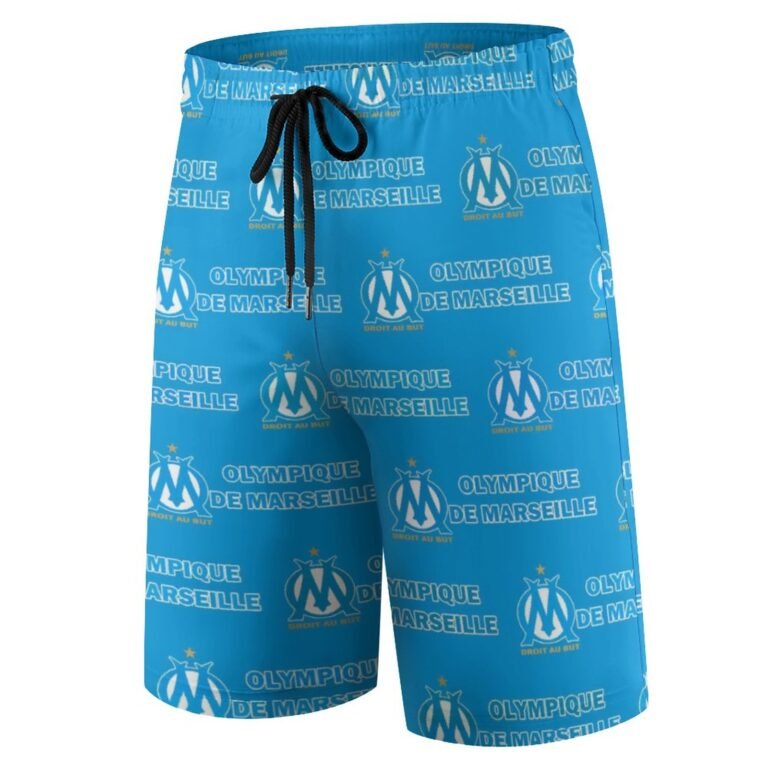 Olympique De Marseille Kinder Badehose,Strandshorts Sommer Jogginghose,Strandhosen