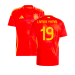 Spanien Lamine Yamal 19 Home Trikot EM 2024