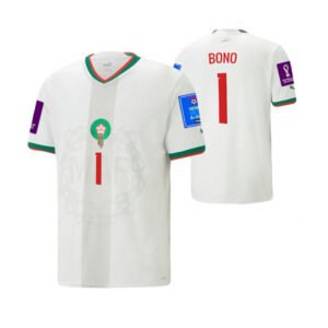 Marokko Yassine Bounou (Bono) 1 Away Trikot WM 2022