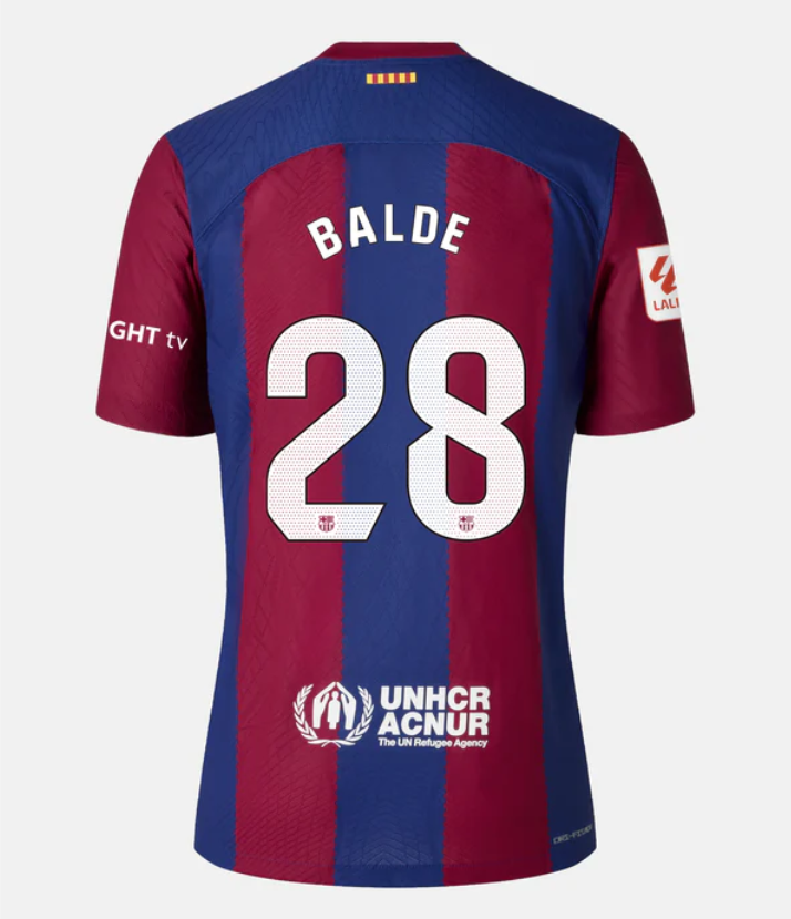 FC Barcelona Alejandro Balde 28 Home Trikot 2023-2024