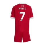 FC Liverpool Florian Wirtz 7 Heimtrikot Kinder 2025-2026