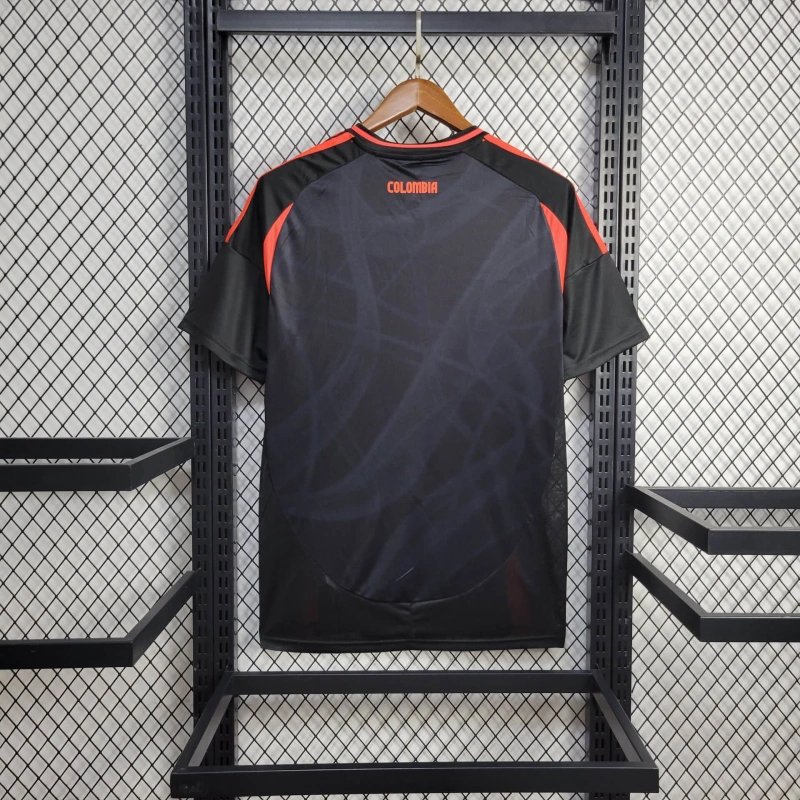 Kolumbien Away Trikot 2024-2025 - Schwarz Kolumbien Away Trikot 2024-2025 - Schwarz