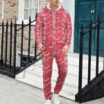 Bayern München Lässiges Sweatshirt-Set 2 Sätze Kapuzen-Sweatpants