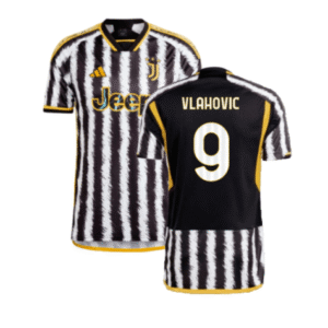 Juventus Dusan Vlahovic 9 Home Trikot 2023-2024