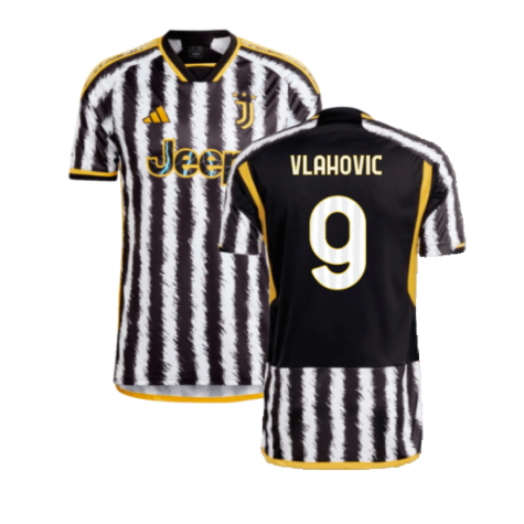 Juventus Dusan Vlahovic 9 Home Trikot 2023-2024