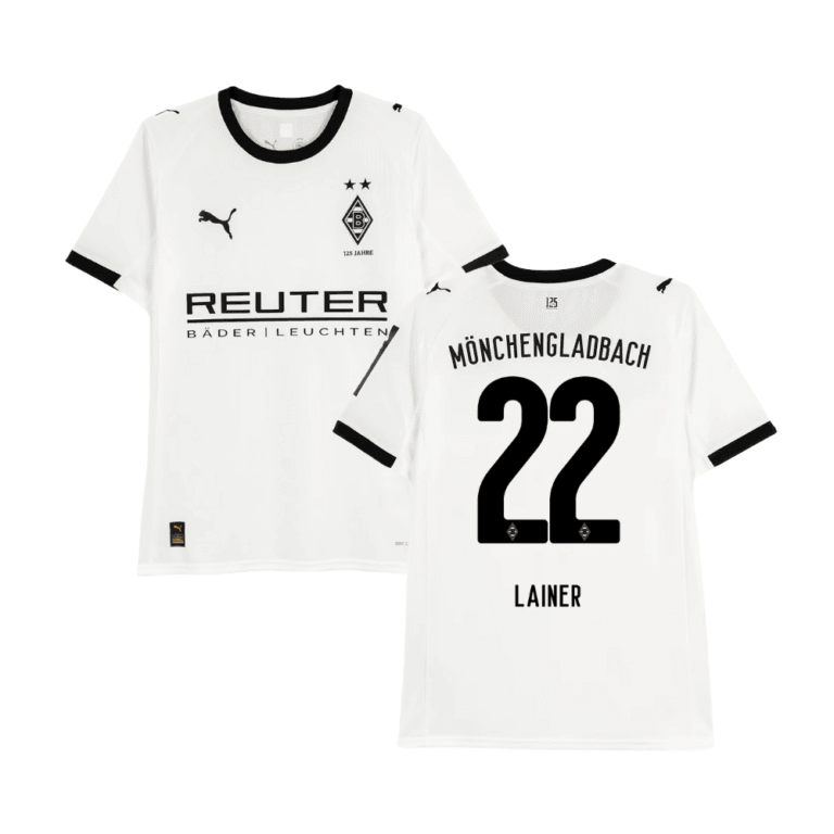 Borussia Monchengladbach Stefan Lainer 22 Home Trikot 2025-2026