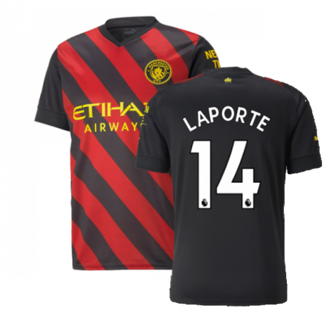 Manchester City Aymeric Laporte 14 Away Trikot 2022-2023