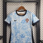 Frauen Portugal Cristiano Ronaldo 7 Away Trikot EM 2024
