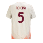 AS Rom Evan N'Dicka 5 Away Trikot 2024-2025