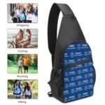 Paris Saint-Germain Crossbody Backpack Leichte Umhängetaschen Sling-Rucksack
