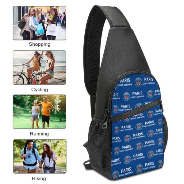 Paris Saint-Germain Crossbody Backpack Leichte Umhängetaschen Sling-Rucksack