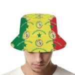 Senegal Karomuster Sommer Sonnenhut Reversible Bucket Hat