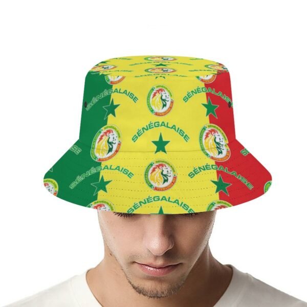 Senegal Karomuster Sommer Sonnenhut Reversible Bucket Hat