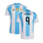 Argentinien Julián Álvarez 9 Home Trikot 2024-2025