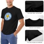 Leicester City Core Stretch Slim Cneck Gildan Tee T-Shirt Herren