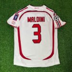 AC Mailand Paolo Maldini 3 Retro Away Trikot 2006-2007