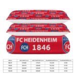 FC Heidenheim Bettwäscheset 3 Stück Kinder Erwachsene Steppdeckenbezug Steppdeckenbezug Multi Size Laken Set
