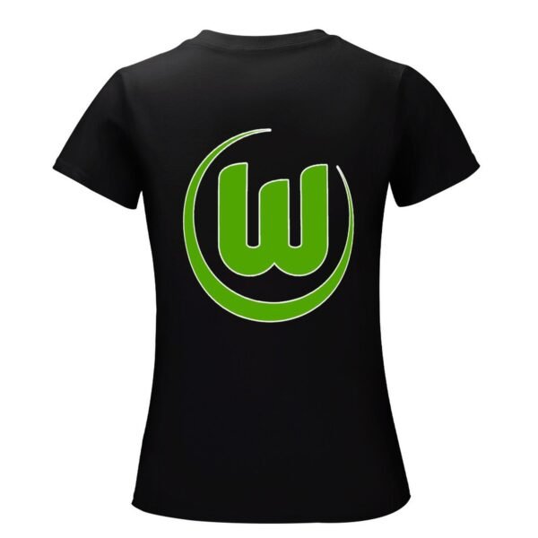 VfL Wolfsburg Damen Kurzarm Rundhals T-Shirt Casual Sommer Tops