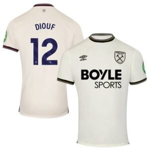 West Ham United Malick Diouf 12 Away Trikot 2025-2026