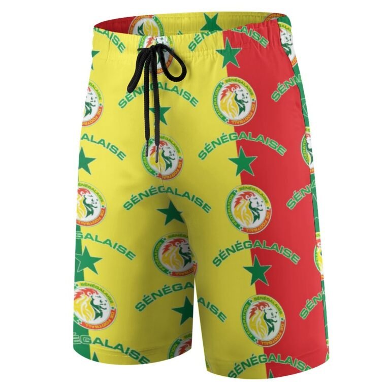 Senegal Kinder Badehose,Strandshorts Sommer Jogginghose,Strandhosen
