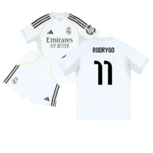 Real Madrid Rodrygo 11 Heimtrikot Kinder 2025-2026