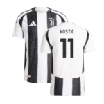 Juventus Filip Kostić 11 Home Trikot 2024-2025
