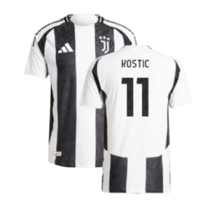 Juventus Filip Kostić 11 Home Trikot 2024-2025