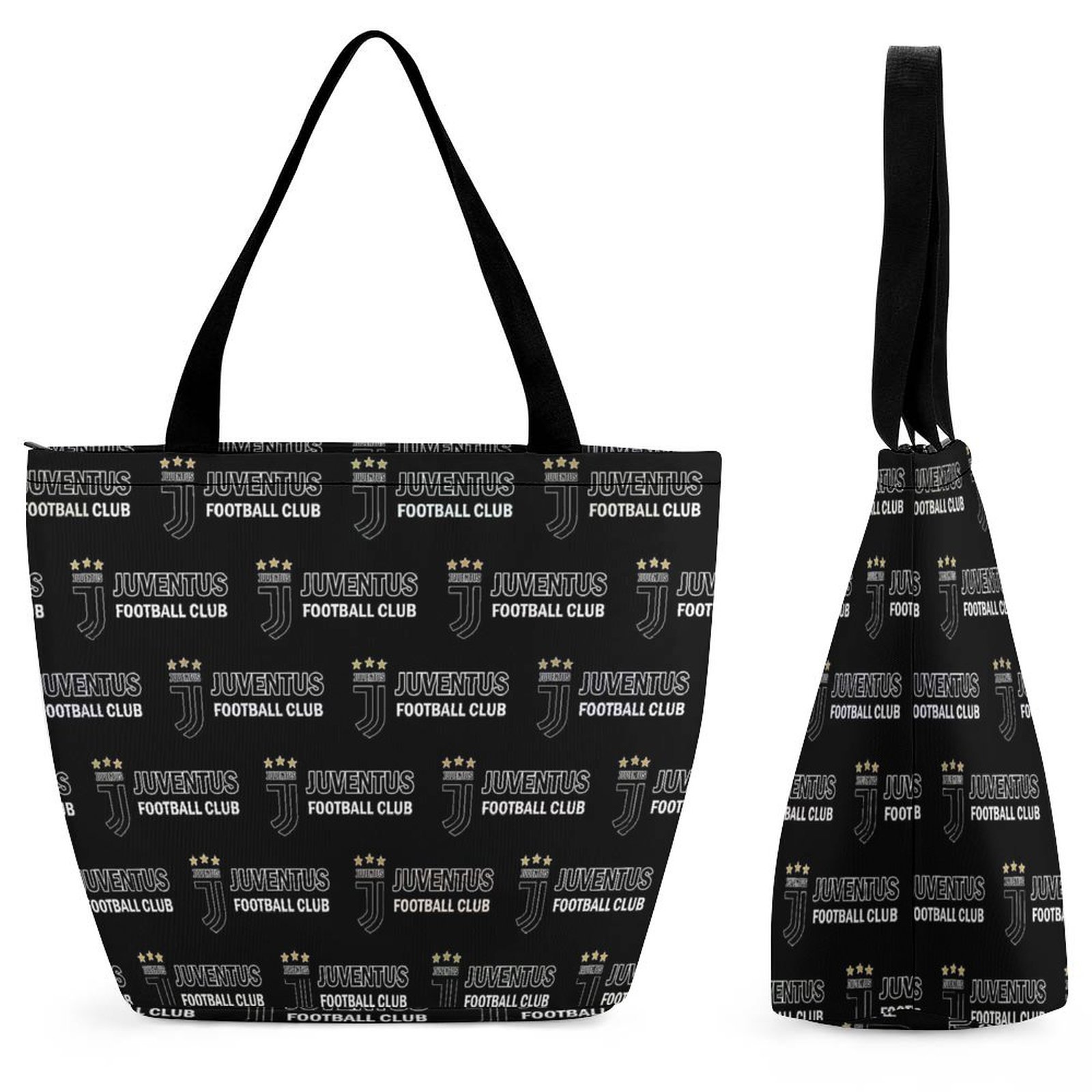 Juventus FC Frauen Tragetasche Oxford-Stoff Einkaufsbeutel Tote Bag Juventus FC Frauen Tragetasche Oxford-Stoff Einkaufsbeutel Tote Bag