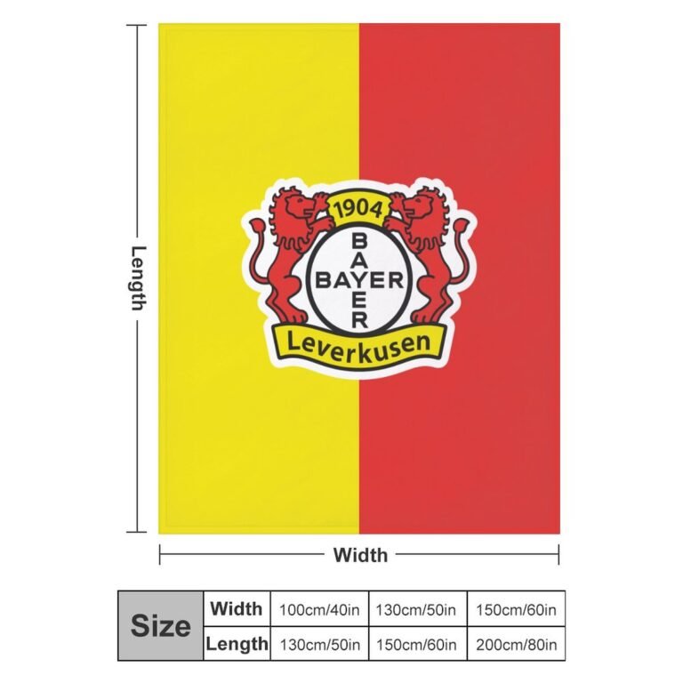 Bayer Leverkusen Decken, Superweiche Decken, Verschiedene Größen Von Decken