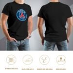 Paris Saint-Germain Core Stretch Slim Cneck Gildan Tee T-Shirt Herren