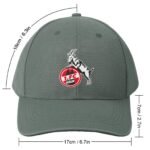 Unisex FC Köln Baseball Cap Verstellbar Reine Farbe Baseballkappe Mütze