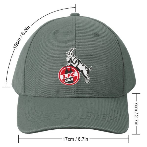 Unisex FC Köln Baseball Cap Verstellbar Reine Farbe Baseballkappe Mütze