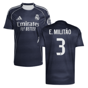 Real Madrid Éder Militão 3 Away Trikot 2025-2026